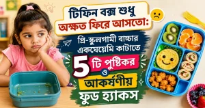 টিফিন বক্স শুধু অক্ষত ফিরে আসতো: প্রি-স্কুলগামী বাচ্চার একঘেয়েমি কাটাতে আমাদের ৫টি পুষ্টিকর ও আকর্ষণীয় ফুড হ্যাকস