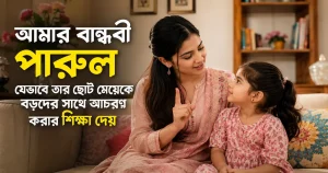 ছোট বাচ্চাদের বড়দের সাথে আচরণ করার শিক্ষা দেওয়ার সঠিক পদ্ধতি